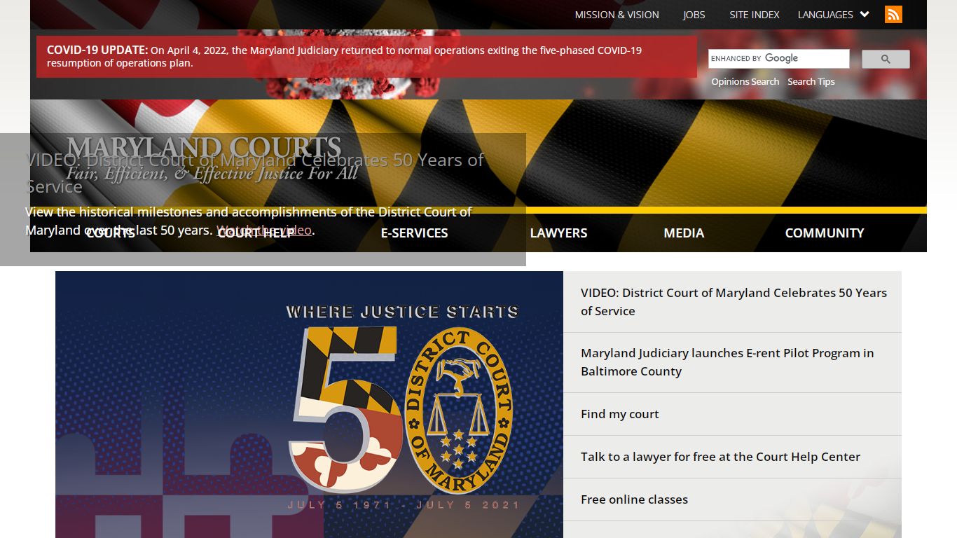 Home | Maryland Courts